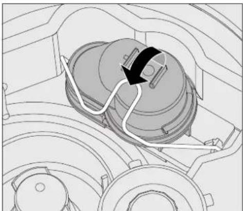 MIELE PG 8096 U - Afvoerpomp en terugslagklep reinigen - 1