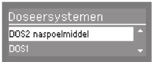 Doseersystemen DOS2 naspoelmiddel DOS1