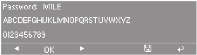 Password: MILE ABCDEFGHIJKLMNOPQRSTUVWXYZ 0123456789