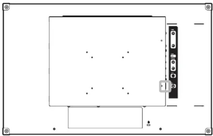 AG Neovo TBX-2201 - De voeding aansluiten - 1
