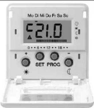 Mo Di Mi Do Fr Sa So 21.0 0 • • 6 • • 12 • • 18 • • + SET PROG