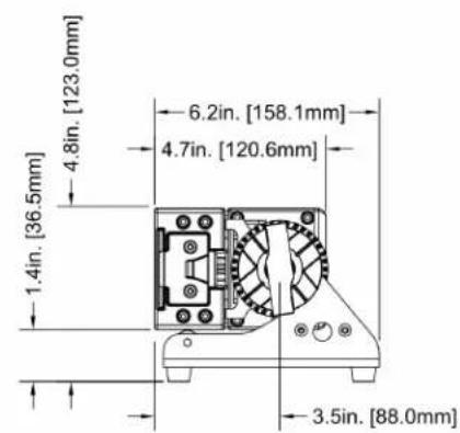 4.8in. [123.0mm] 6.2in. [158.1mm] 4.7in. [120.6mm] 1.4in. [36.5mm] 3.5in. [88.0mm]