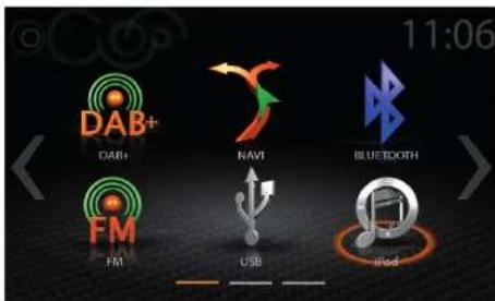 11:06 DAB+ DAB+ NAV BLUETOOTH FM FM USB iPod