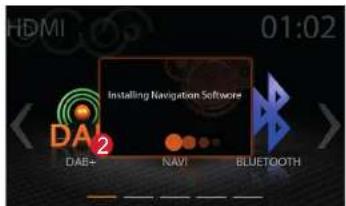 HDMI 01:02 Installing Navigation Software DAE+ NAVI BLUETOOTH