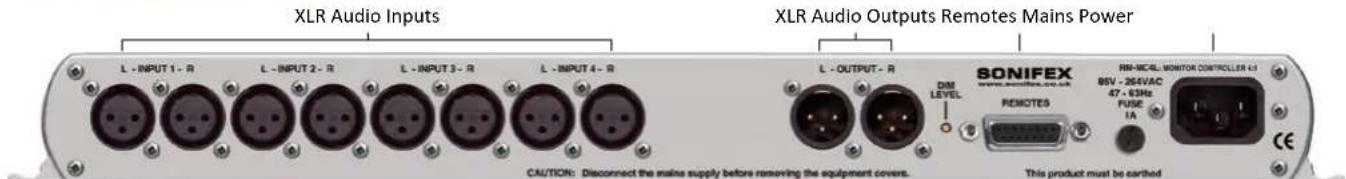 Sonifex RM-MCL - Input Select Buttons - 1