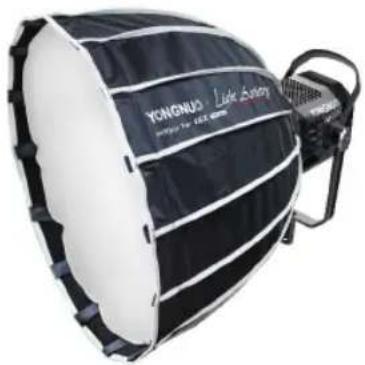 Yongnuo LUX160 - 8、柔光箱的使用。 - 1