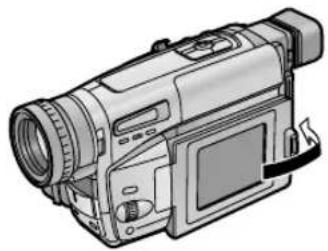 PANASONIC NV-RZ9EN - Recording Yourself with the LCD Monitor Facing Forward (NV-VZ9/VZ10 only) - 2