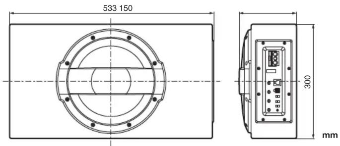 533 150 300 mm