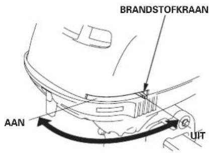 BRANDSTOFKRAAN AAN UIT