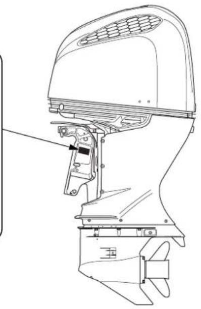 Honda BF175D (2020) - PLAATS VAN VEILIGHEIDSLABELS - 2