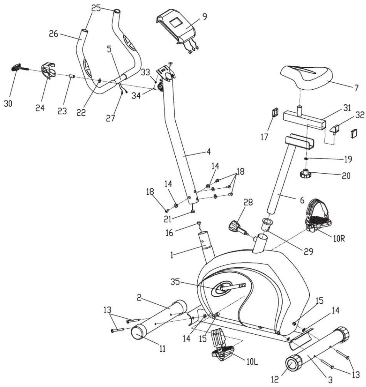 ELITE WLIVEX79412.0 - GEDETAILLEERDE TEKENING—Model Nr. WLIVEX79412.0 part 1 - 1