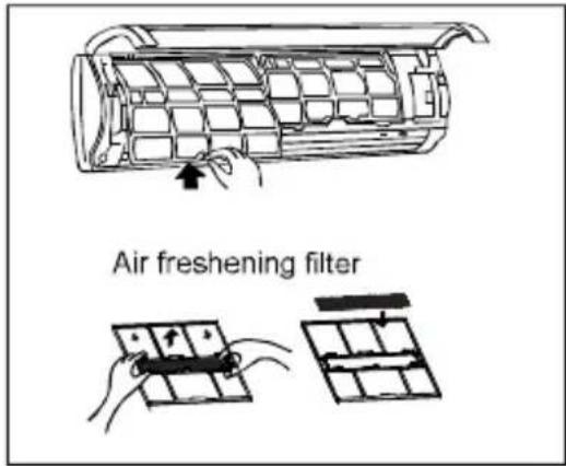 Klimaire KSIN012-H115 - Cleaning the air filter - 1