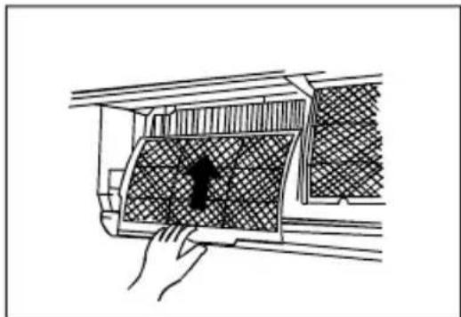 Klimaire KSIN012-H115 - Cleaning the air filter - 3