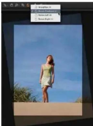 MAMIYA DM System - How to revert to the uncropped image - 2