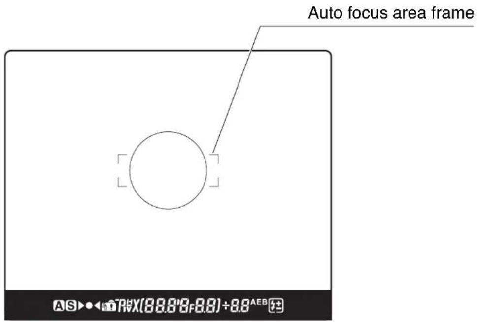 Auto focus area frame AS▶◀TAX(8.8.8'8.F.8.)+8.8^AEB