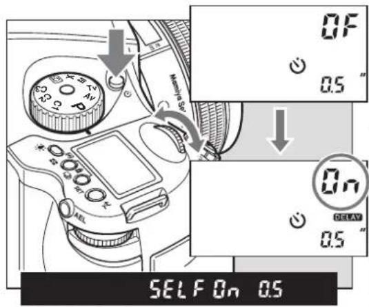 OFF 0.5" On DELAY 0.5" SELF On 0.5