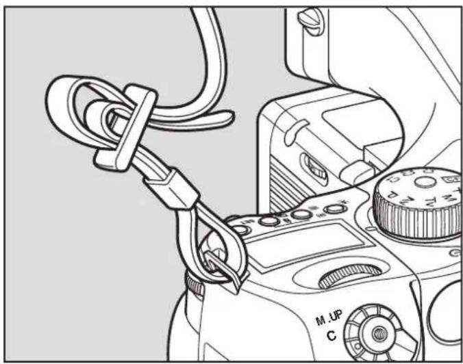 MAMIYA DM System - ATTACHING THE NECKSTRAP - 1