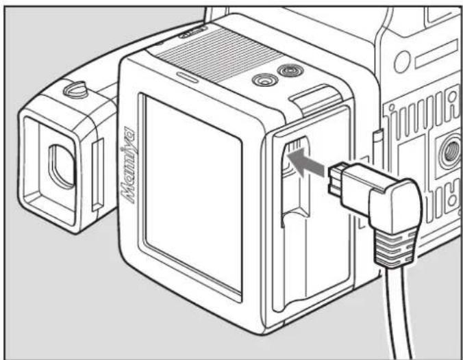 MAMIYA DM System - CONNECTING THE FIREWIRE CABLE - 1