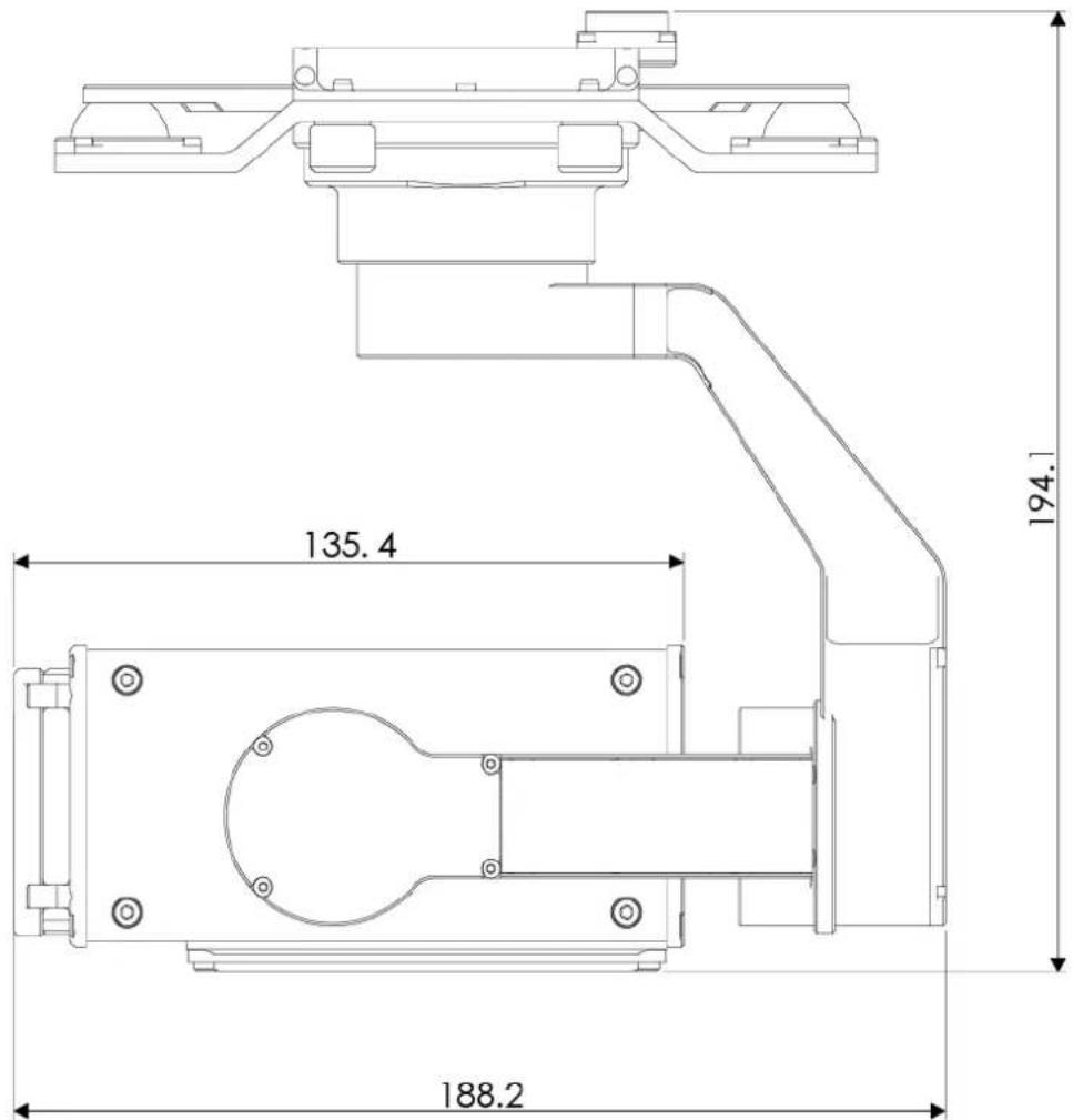 Dahua Technology UAV-GA-V-8030T - Product Dimensions - 2