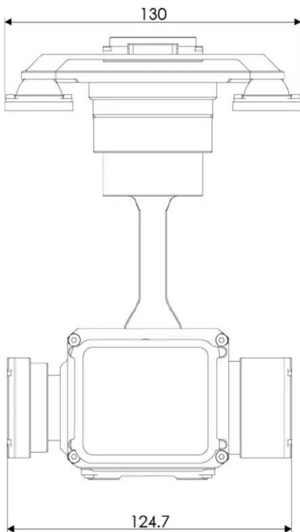 Dahua Technology UAV-GA-V-8030T - Product Dimensions - 1