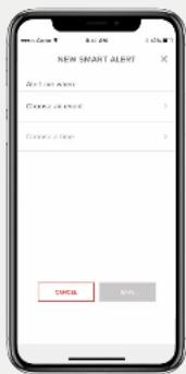 NEW SMART ALERT Send any action Connect all action Connect clean SPECIAL OK