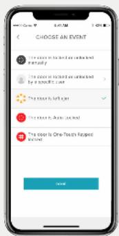 Yale Linus - Instellen Smart Alert: - 1