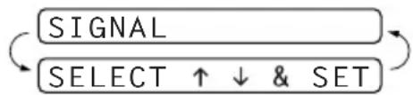 BROTHER FAX-737MC - Setting the Ring Pattern - 1