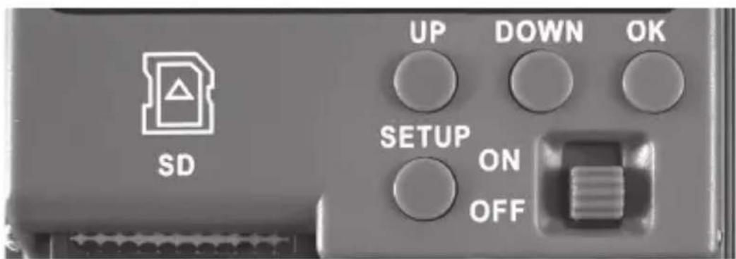 UP DOWN OK SD SETUP ON OFF