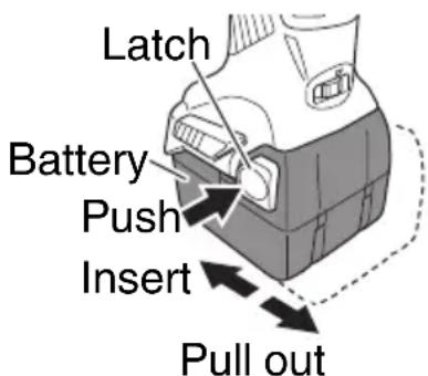 HiKOKI CV14DBL - Battery installation - 1