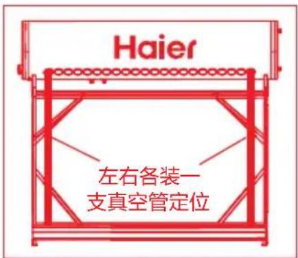 Haier 左右各装一 支真空管定位