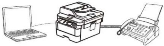 BROTHER DCP-7090DW - PC-FAX 概述 (Windows) - 1