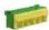 HAGER FWQ72P1 - Protection class IP44, impact protection IK09 - 5