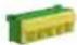HAGER FWQ52N1 - Protection class IP44, impact protection IK09 - 5