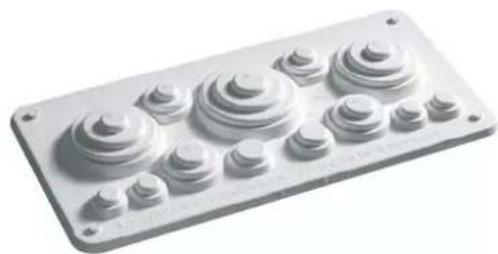 HAGER FWQ52N1 - Cable entry flange - 2