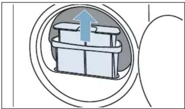 BOSCH WTR88TP0FG - Reinig het pluizenfilter na elke keer drogen: - 1
