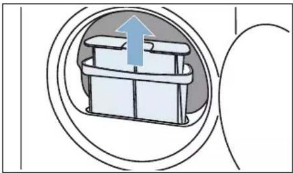 BOSCH WTU879MFG - Reinig het pluizenfilter na elke keer drogen: - 1