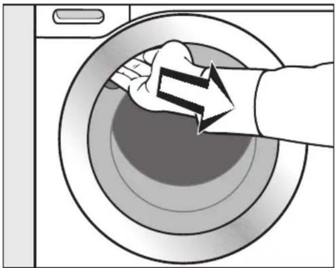 MIELE WEK375 WPS PWash&10kg - Bochtstuk uit de trommel verwijderen - 1