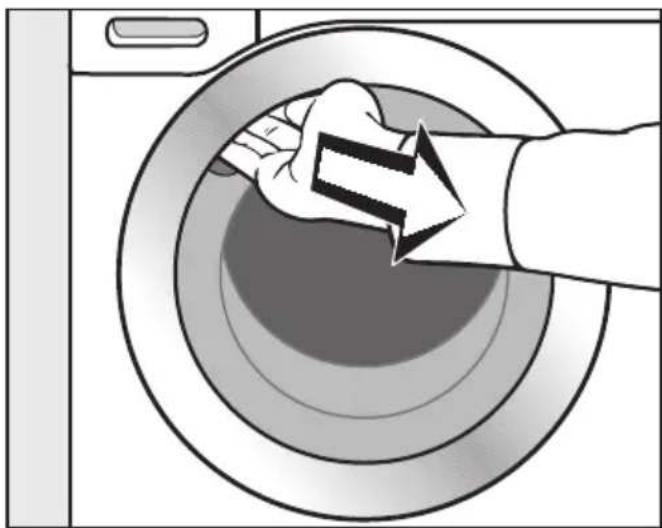 MIELE WCE470 WCS PWash&8kg - Deur openen en was uit de trommel halen - 1