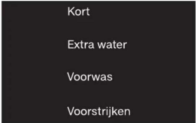 Kort Extra water Voorwas Voorstrijken