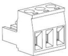 Audac VEXO115A - 3-Pin Terminal block: - 1