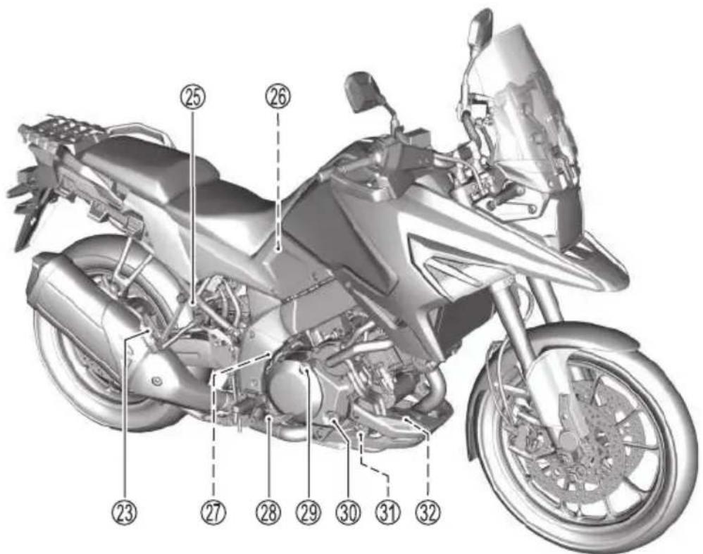 SUZUKI V-Strom 1050 (2024) - Linker zijtaanzicht (V-STROM 1050) - 1