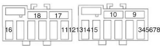 18 17 16 1112131415 10 9 345678