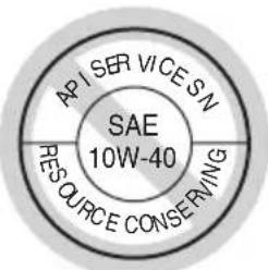 API SERVICE SN SAE 10W-40 RESOURCE CONSERVING