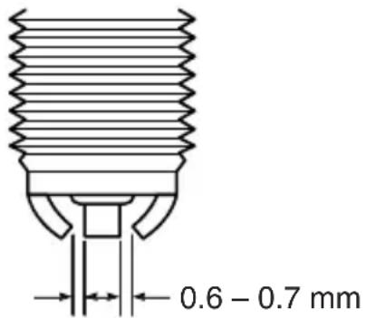 0.6 - 0.7 mm