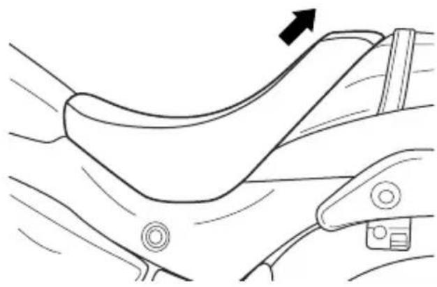 SUZUKI M1800R (2016) - ZADELVERGRENDELING - 2