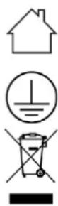 Artecta PAR 56 Track Light Warm-On-Dim - Symbols on the Information Label - 1