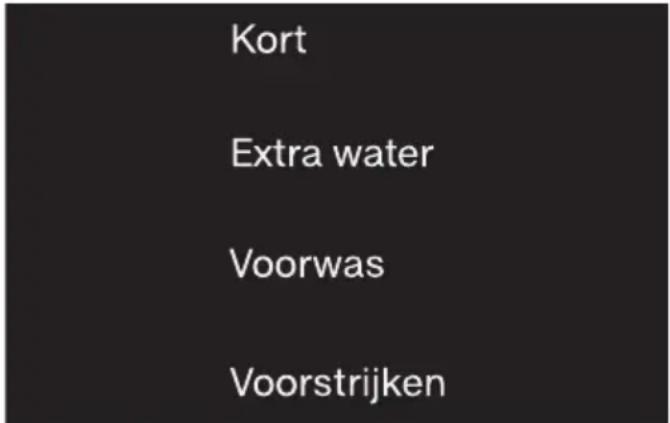 Kort Extra water Voorwas Voorstrijken