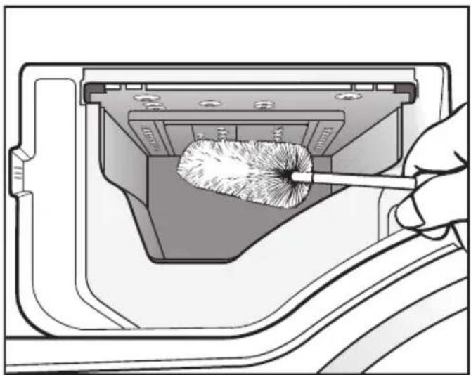 MIELE WEE475 WPS PWash&8kg - Zuighevel en kanaal van vakje 📋/reinigen - 3