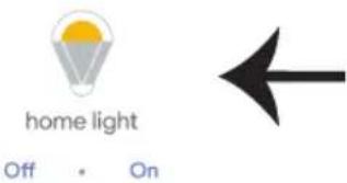 home light Off • On