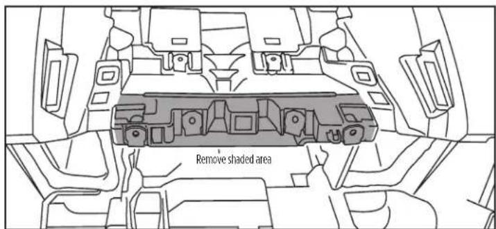 Remove shaded area